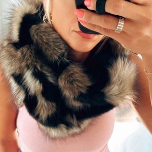 Express Faux Fur Scarf